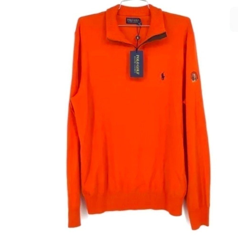 Polo Golf Ralph Lauren Men’s Pullover Quarter Zip Sweater - Picture 9 of 12